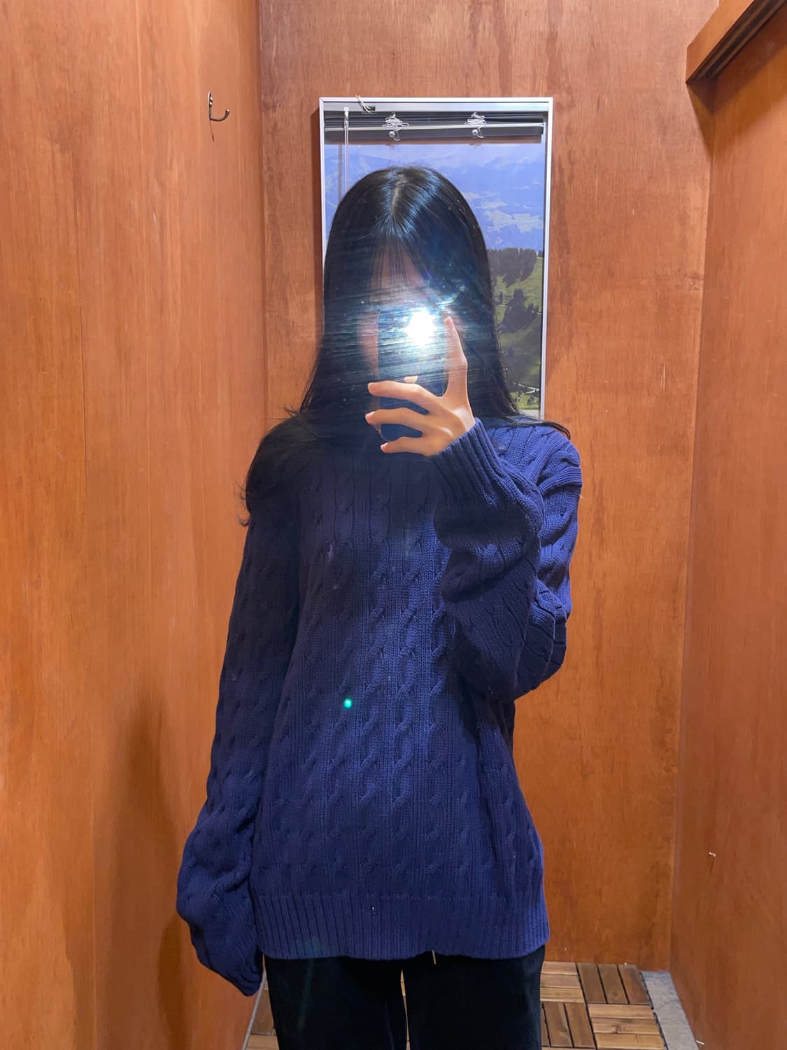 (L) POLO 폴로 랄프로렌 케이블 니트 상품이미지1