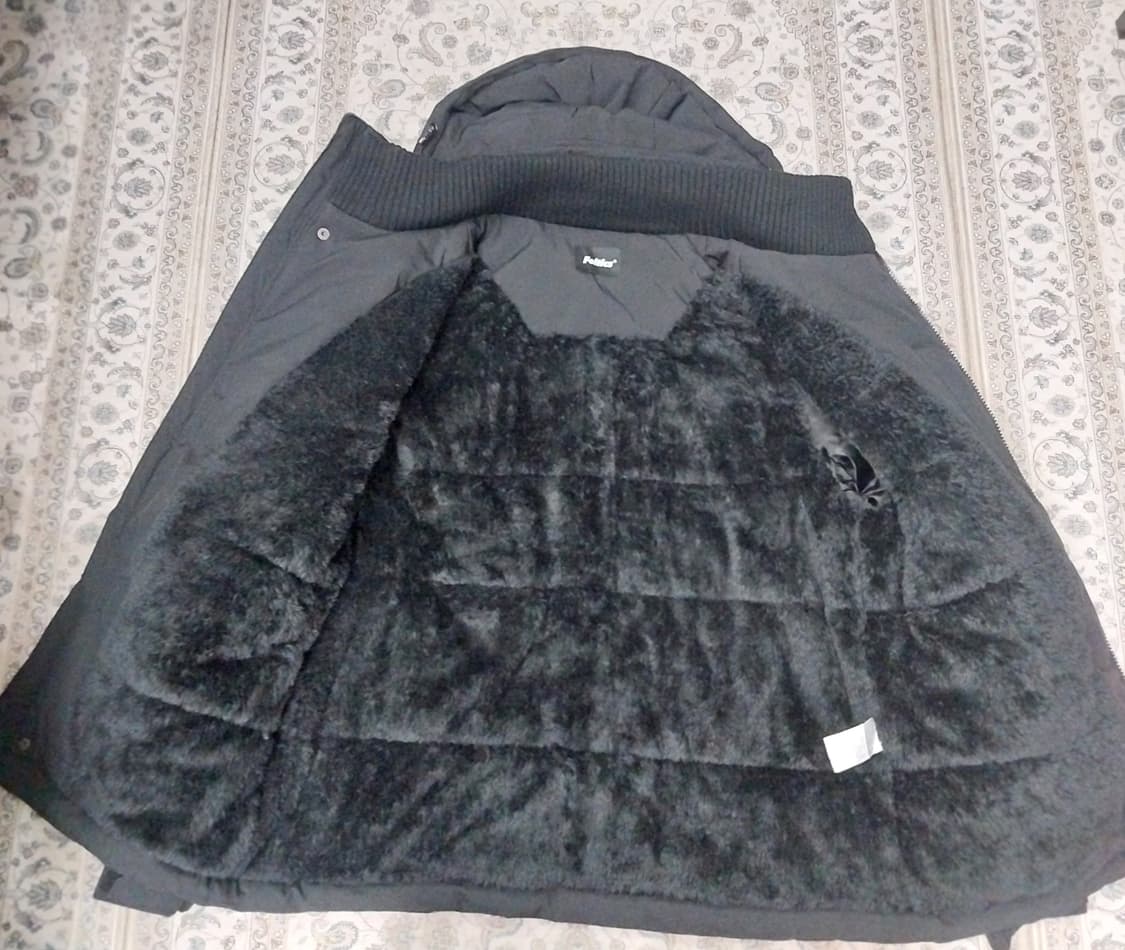 펠틱스 블랙 후드 (안쪽 플리스) 패딩 100 상품이미지2