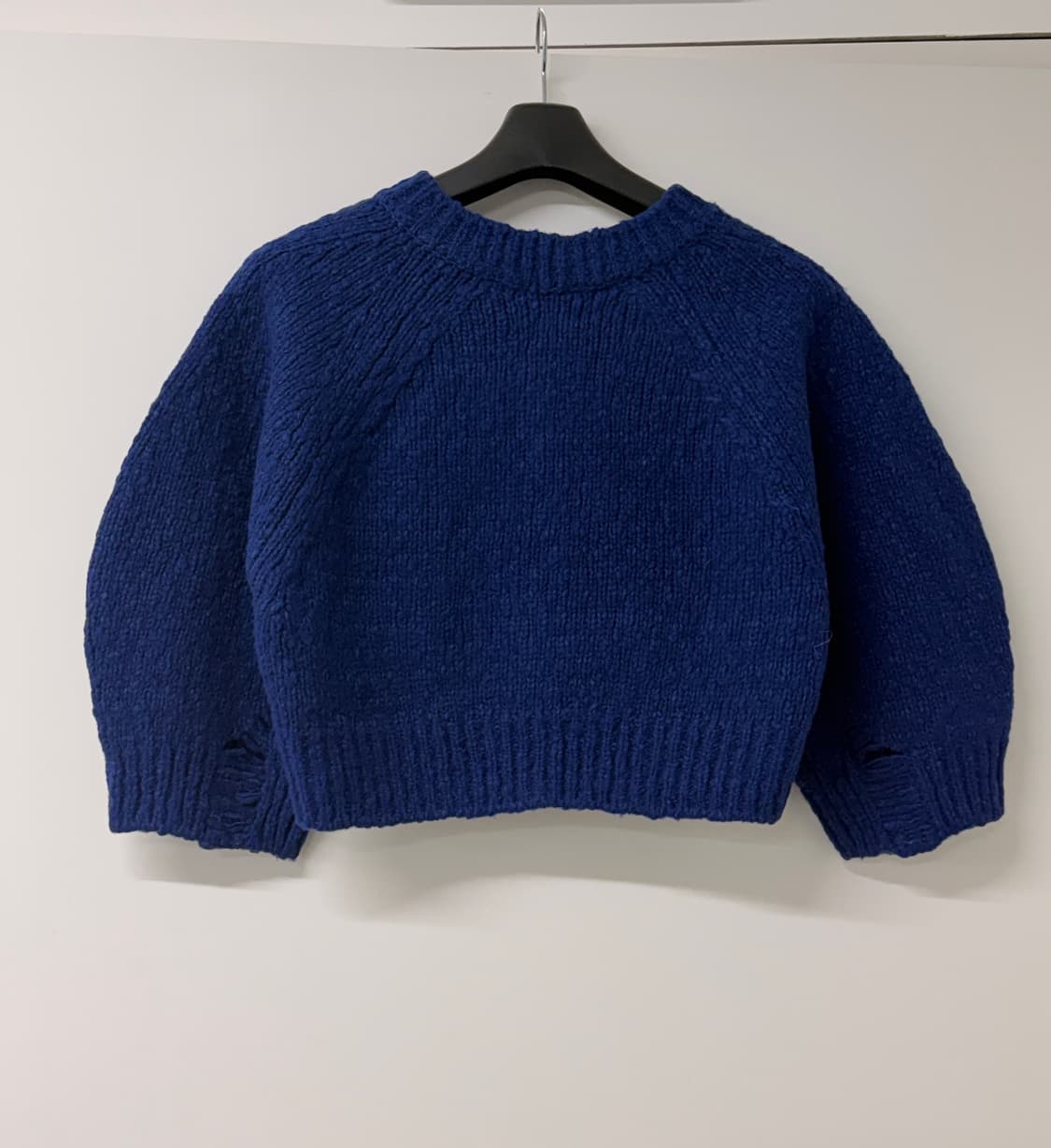 스탠드얼론 블루 니트 가디건 상품이미지4