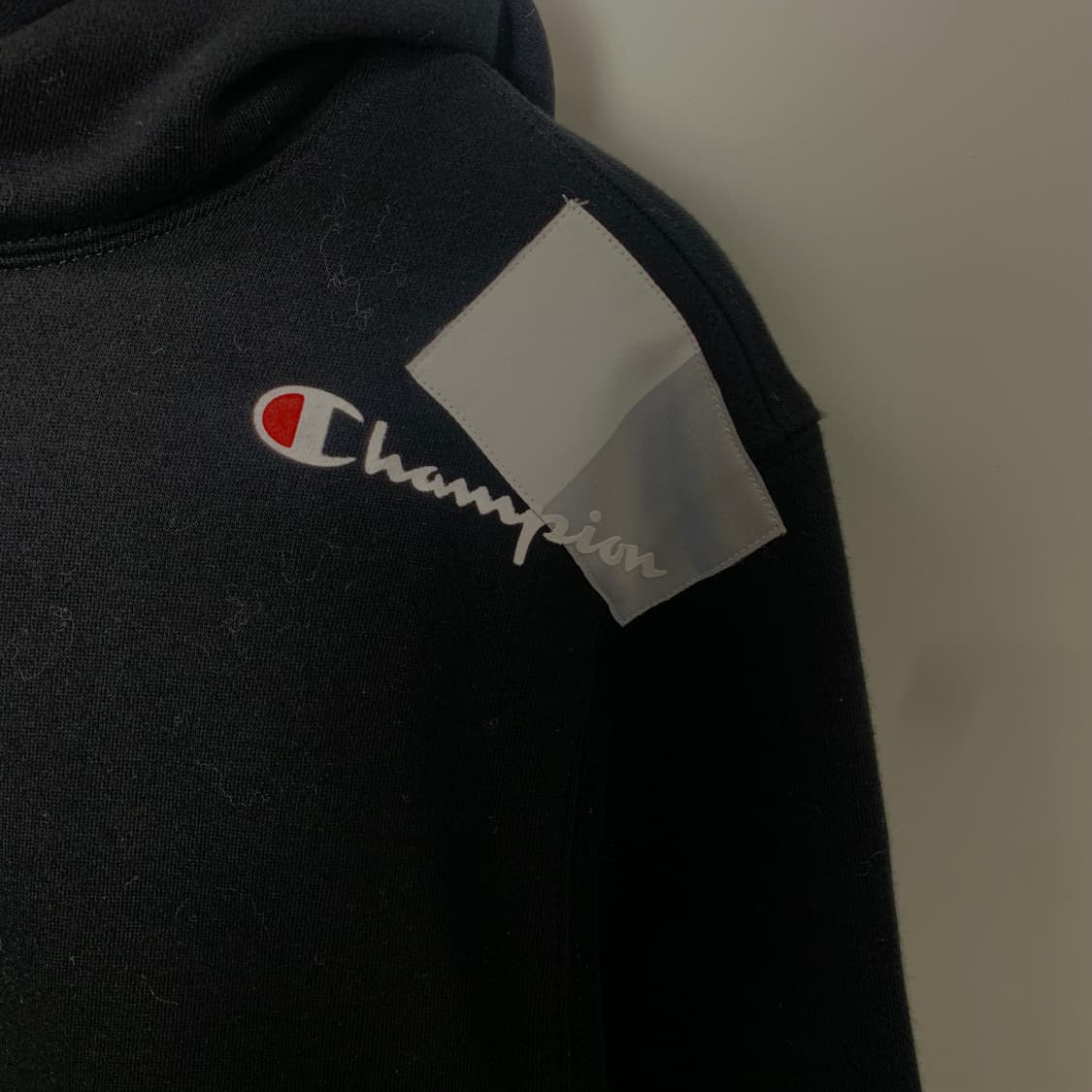 챔피온 스펠아웃 블랙 후드티 상품이미지4