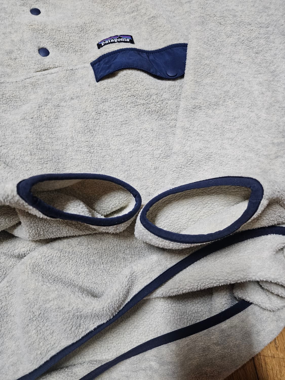 파타고니아 신칠라 헤비웨이트 오트밀 헤더 플리스 후리스 맨투맨  상품이미지5