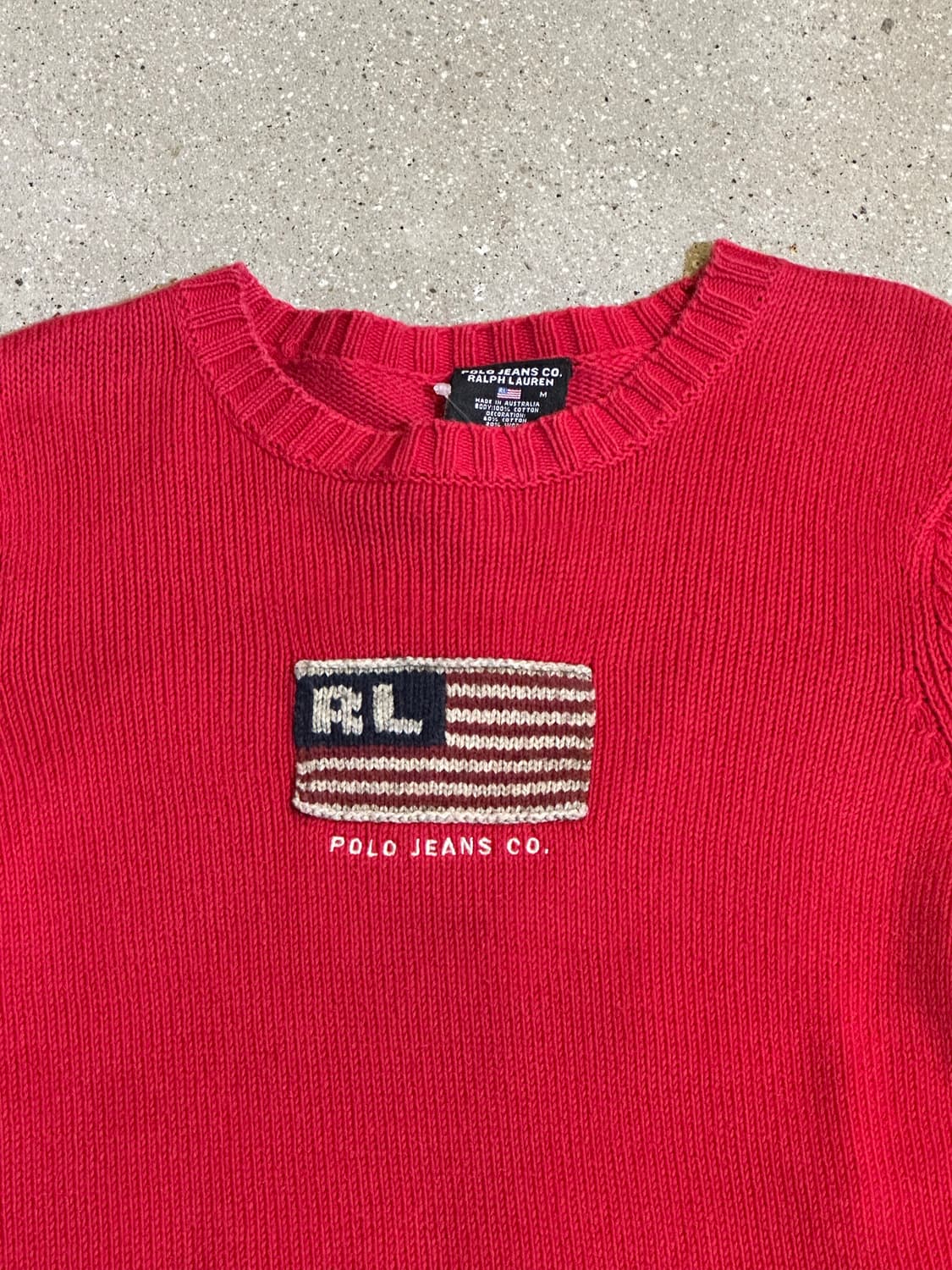 POLO 폴로 레드 성조기니트 상품이미지4
