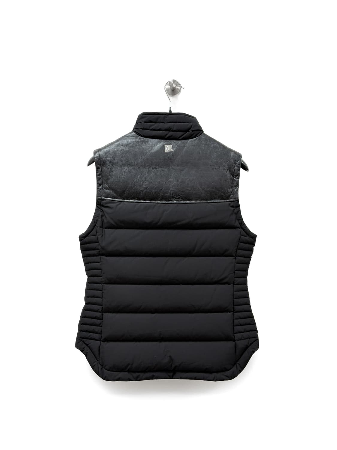 무스너클 레더 콤비 패딩 베스트 상품이미지2