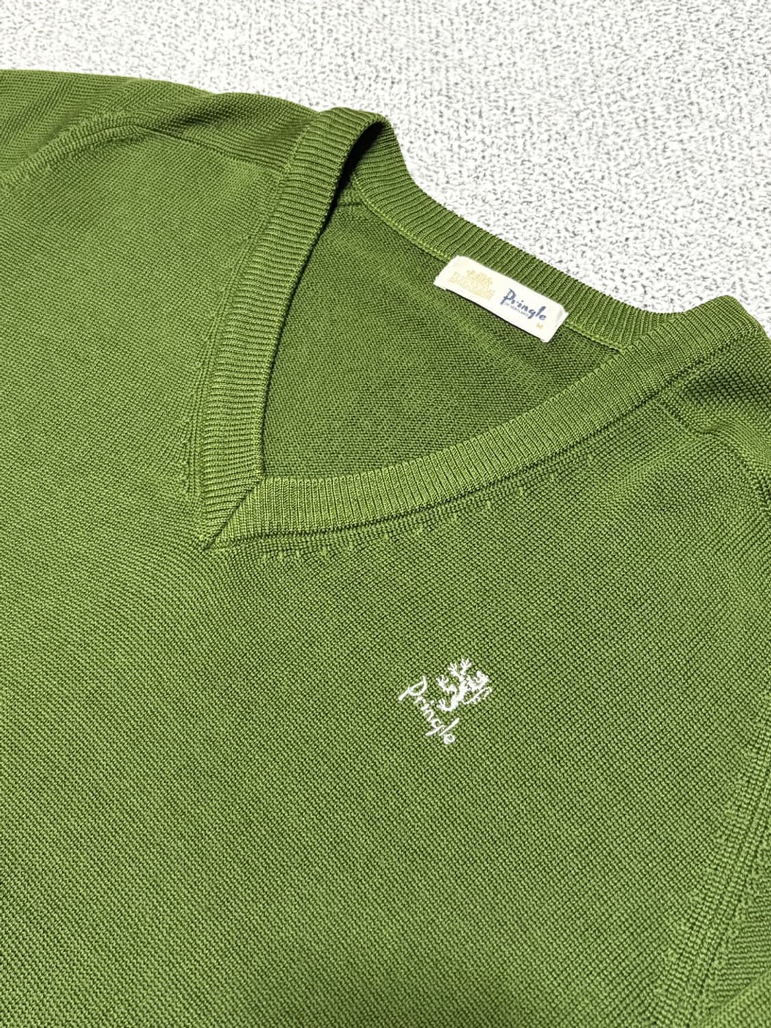 90s 프링글 오브 스코틀랜드 빈티지 브이넥 니트 상품이미지2