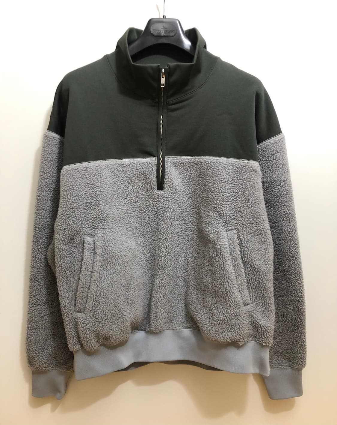 [L] FW17' 카브엠트 플리스 하프 집 상품이미지1