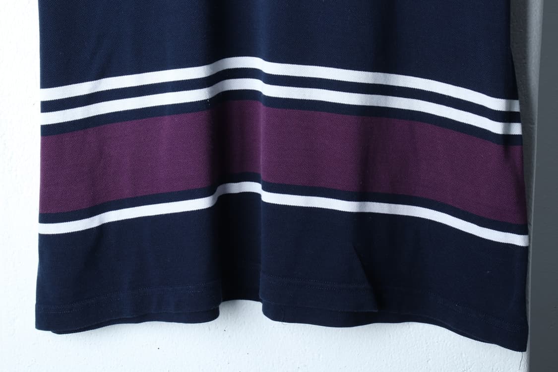 (L-XL) 팬텀 반팔 카라 티셔츠 골프 스트라이프 컬러믹스-H30465 상품이미지4