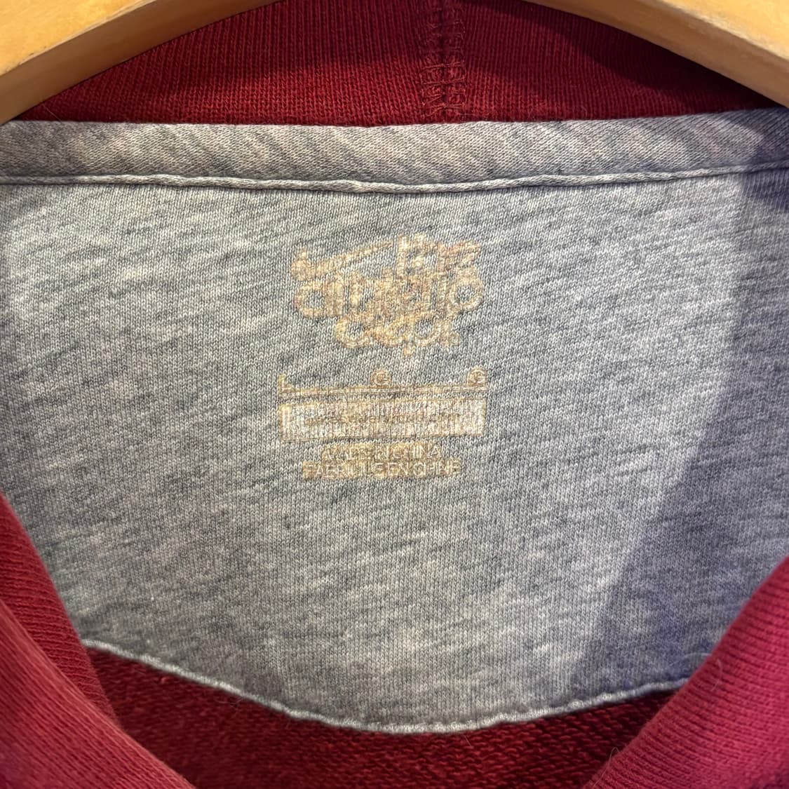 나이키 스우시 후드 버건디 상품이미지4