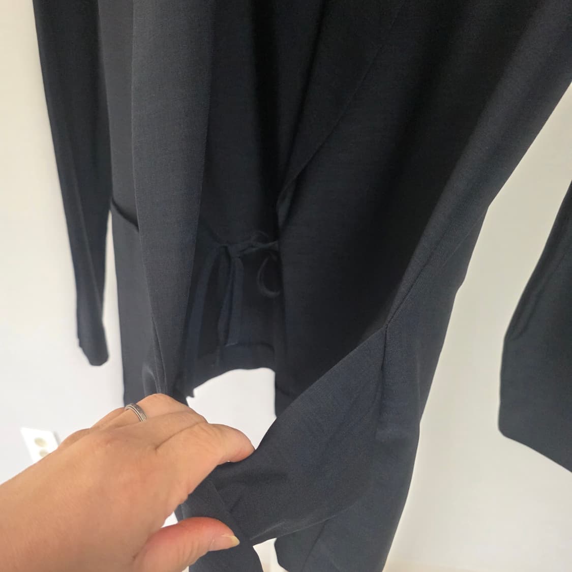 탑샵 링 벨트 블랙 자켓 상품이미지9