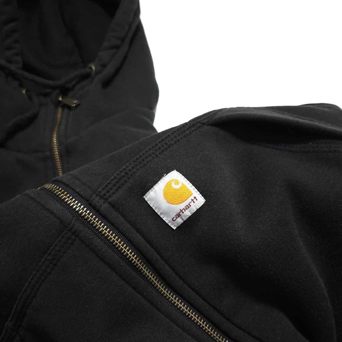 칼하트 레인디펜더 써멀 후드집업 자켓 블랙 상품이미지5