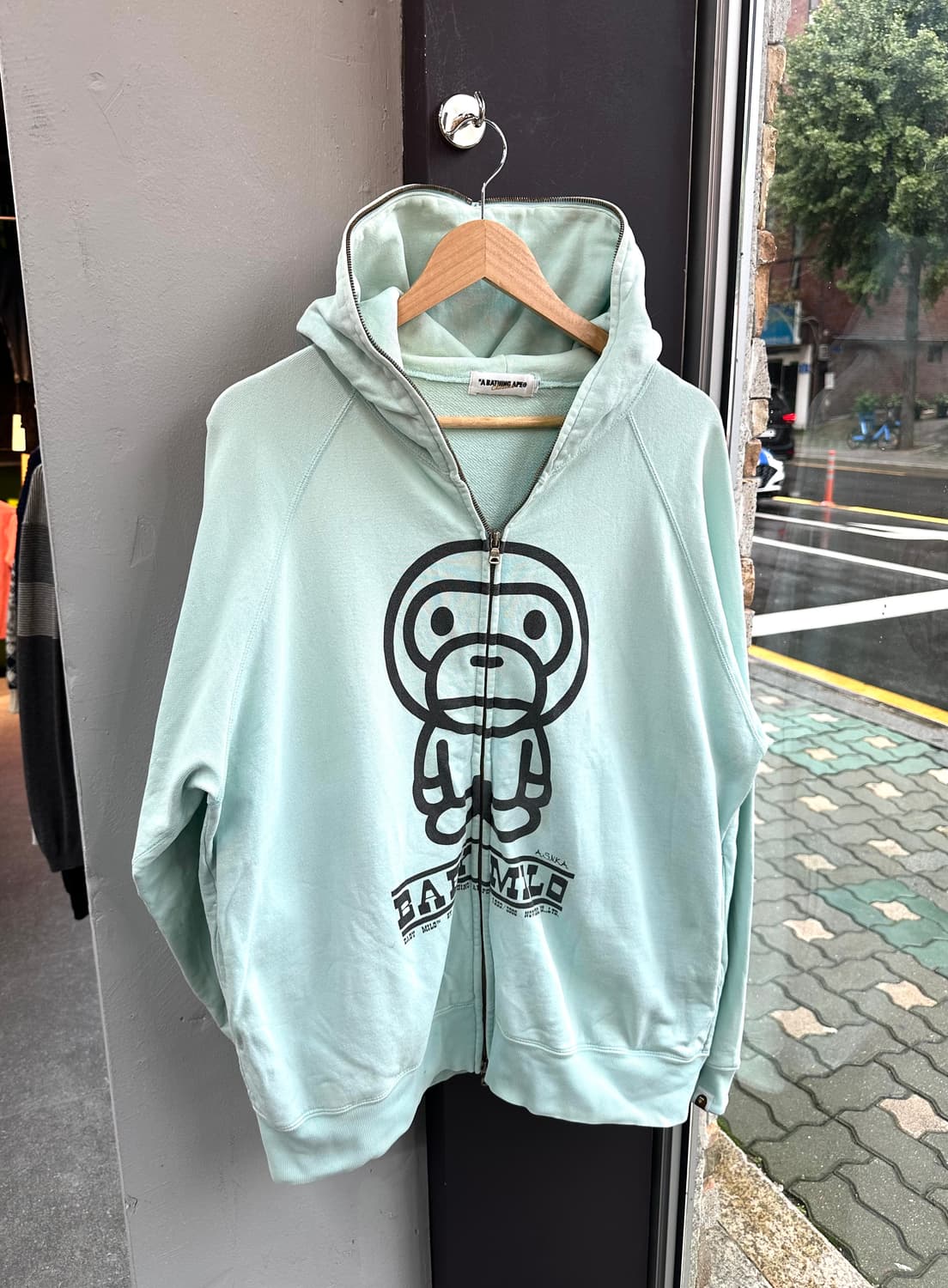 L/ 베이프 OG 마일로 2WAY 후드집업 상품이미지2