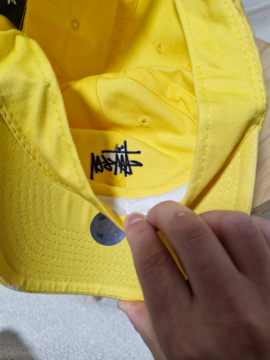 스투시 볼캡 병아리 샛노란색 볼캡 상품이미지4