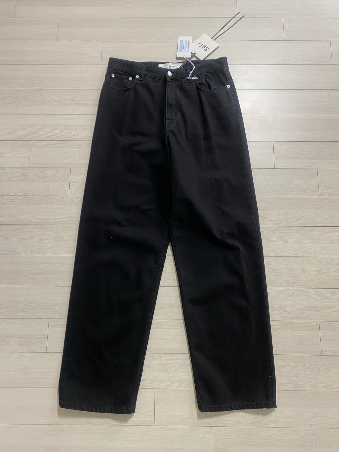 Sefr 블랙데님 32 새상품 상품이미지1