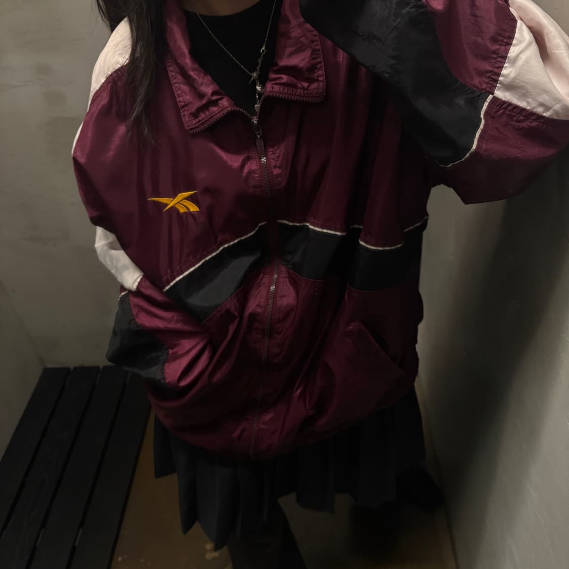 리복 90s 올드스쿨 빈티지 레트로 아노락 윈드브레이커 바람막이 상품이미지1