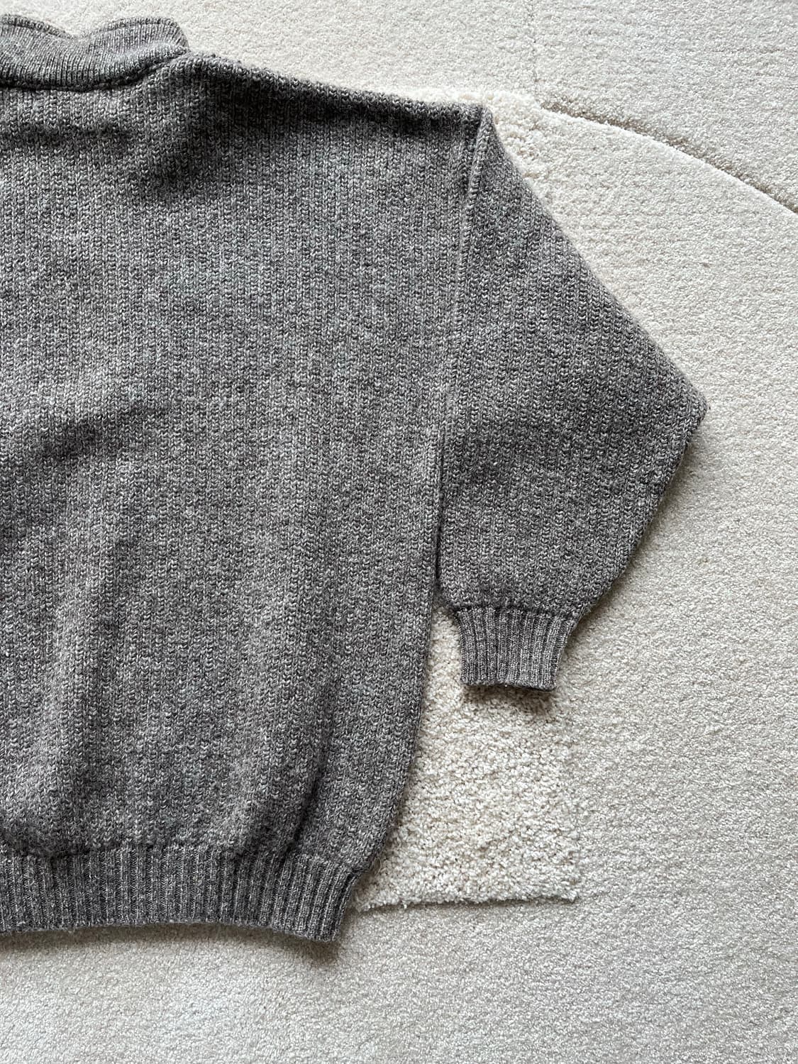 The Ecology 뉴질랜드 울 레더 하프집업 (105) 상품이미지8