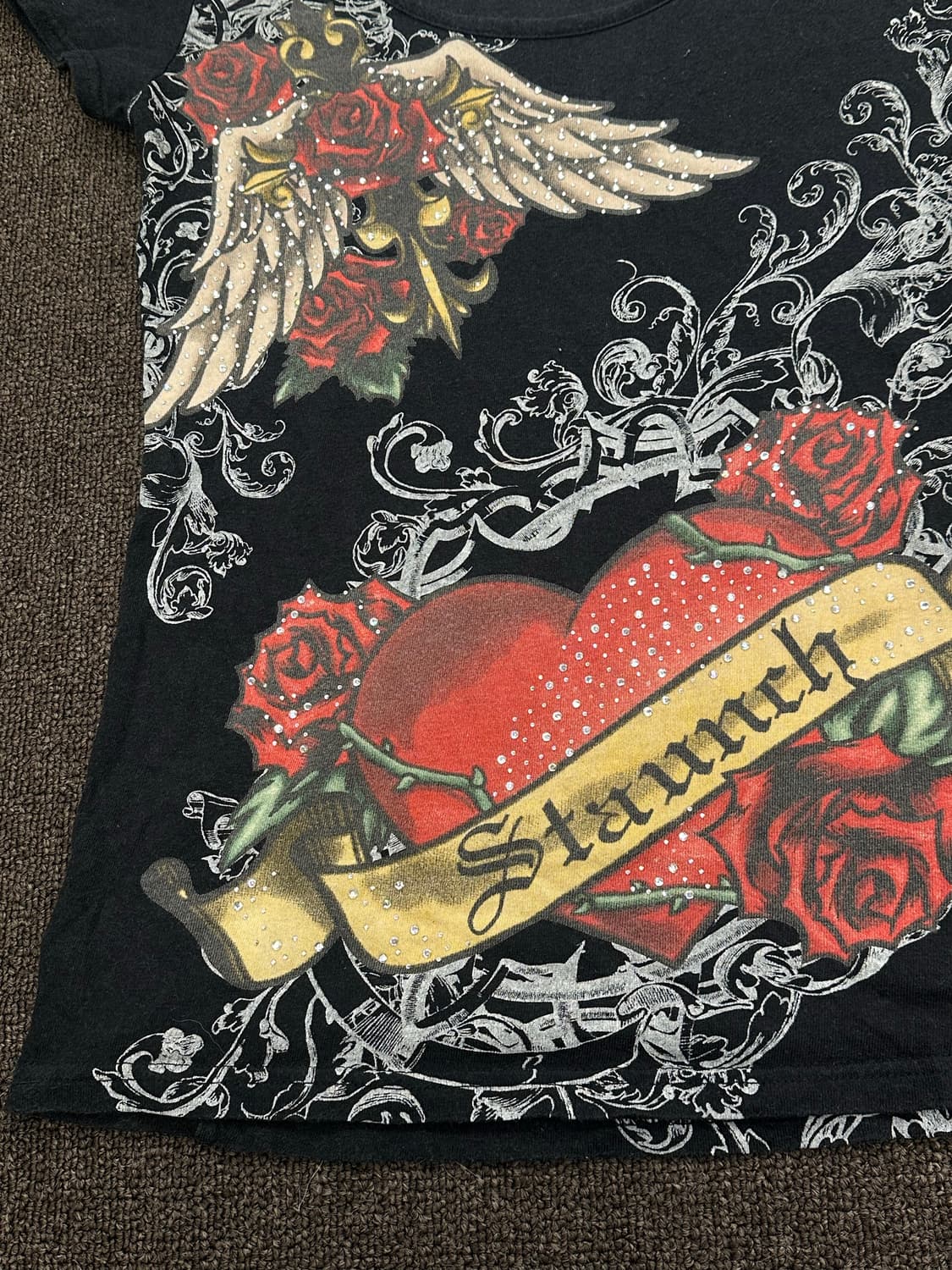 L)Dig Deep 빈티지 펑크 타투 프린팅 숏슬리브 상품이미지2