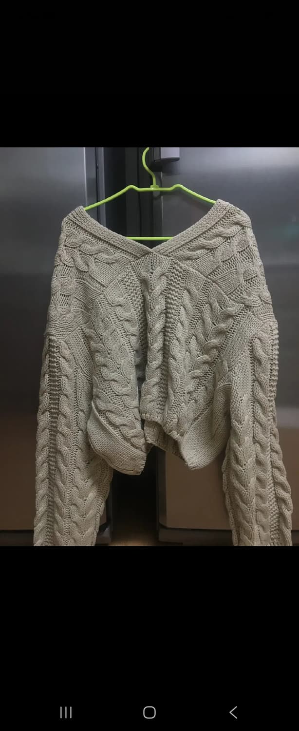 [원가 49,600] 꽈배기 볼레로 가디건  베이지 상품이미지2