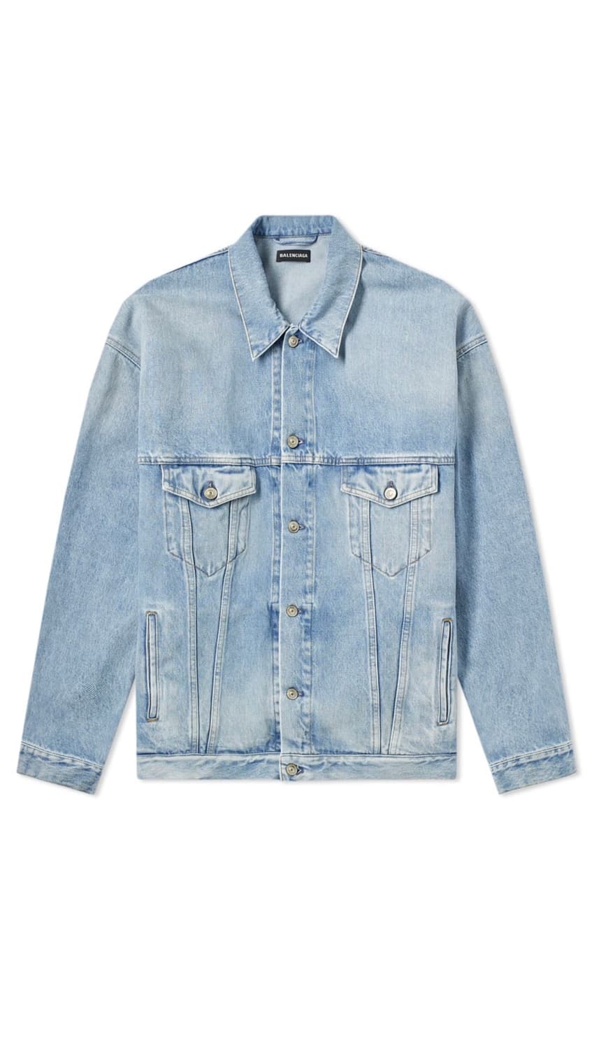 (48)발렌시아가 레인보우 플레그 데님 자켓 상품이미지6