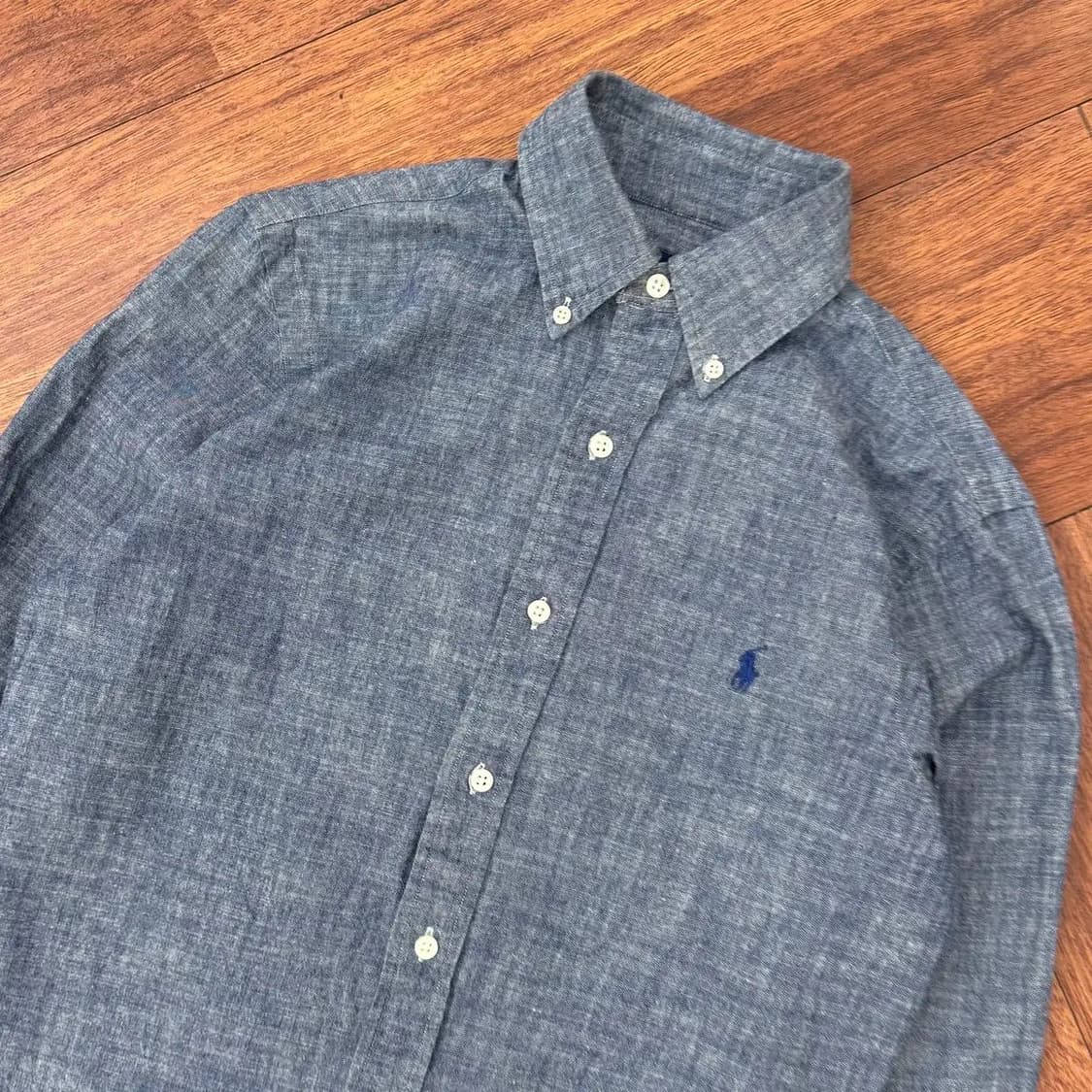 XS(90) 폴로 랄프로렌 샴브레이 남방 셔츠  상품이미지2