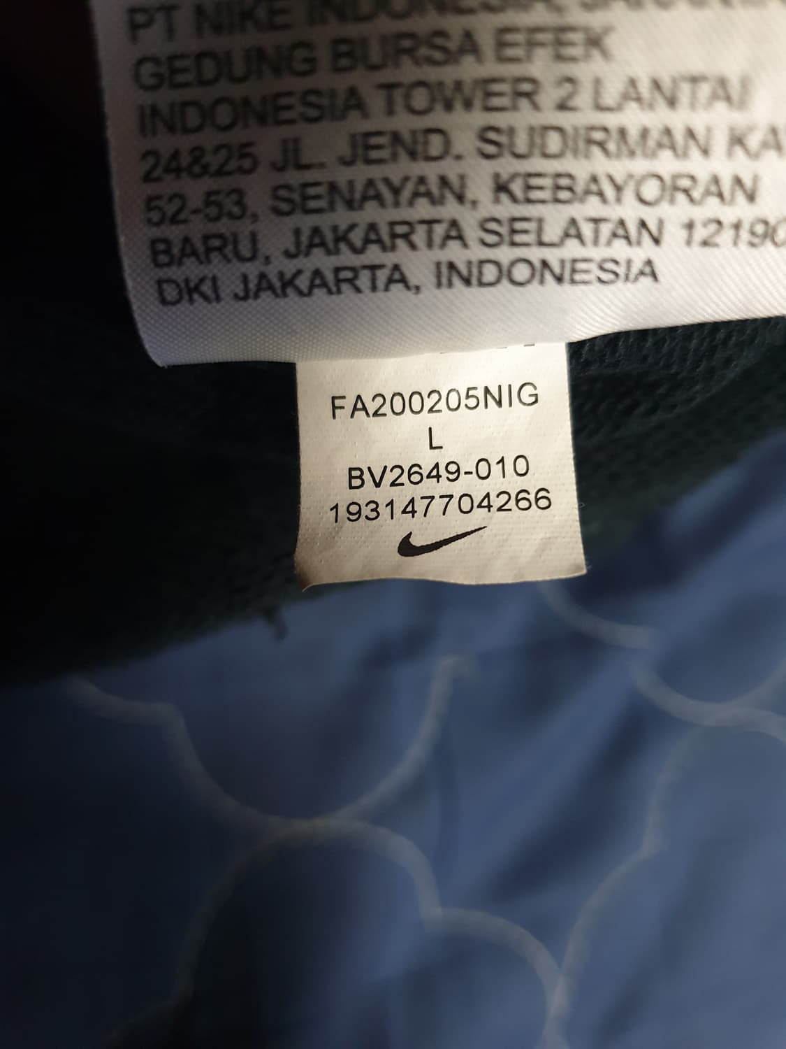 나이키 NSW클럽 후드집업 블랙 (L) 상품이미지5