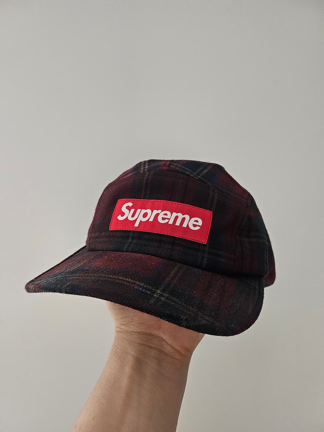 슈프림 supreme 체크 5패널캡
 상품이미지1