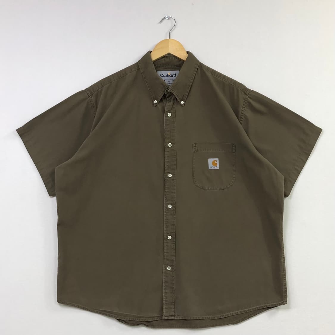 Xxl 칼하트 카키 워크 셔츠 상품이미지2