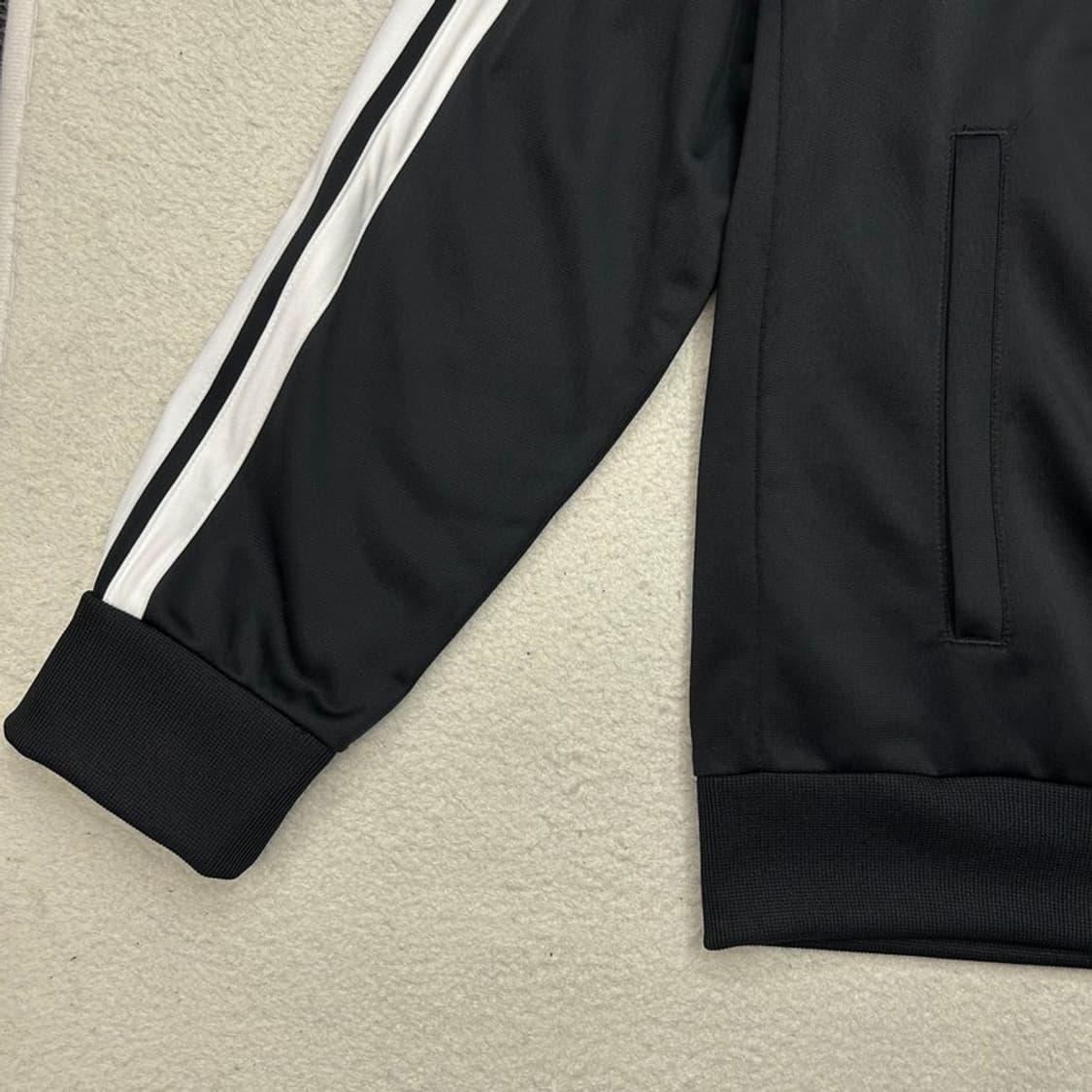 아이다스 에센셜 3S 트레이닝 트랙탑 블랙 L 상품이미지3