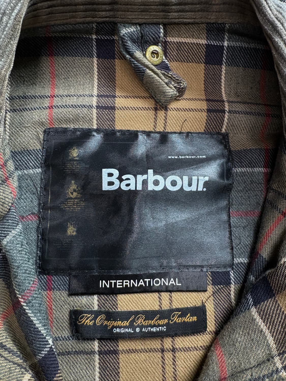 바버 인터네셔널 A7 오리지널 블랙 왁스 자켓 2858 상품이미지3
