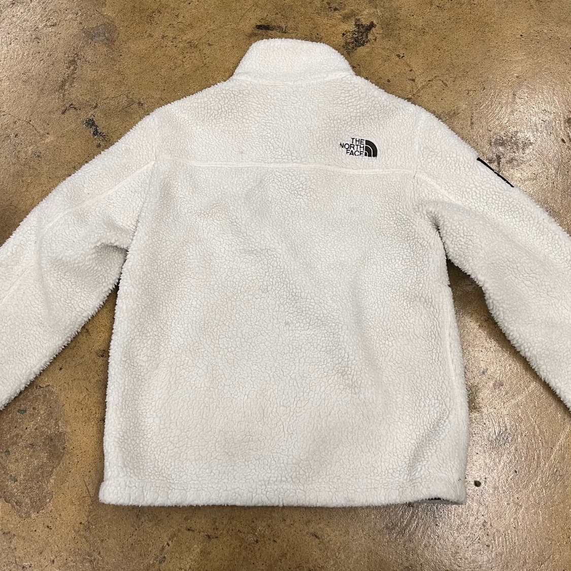 [정품/XS] 노스페이스 화이트 뽀글이 플리스 b18 상품이미지4