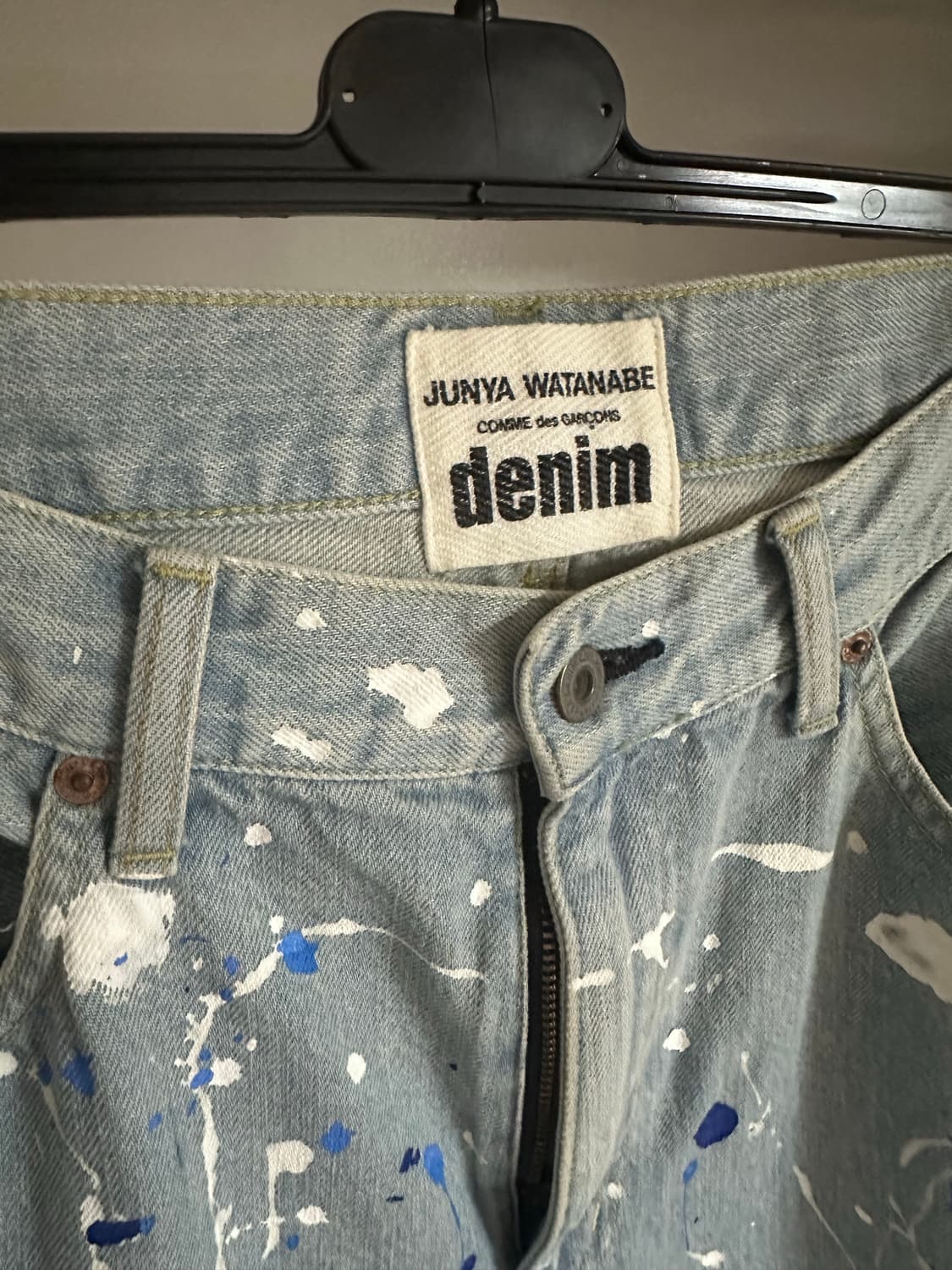 [M] 20SS 꼼데가르송 준야와타나베 페인팅 데님 팬츠 상품이미지2