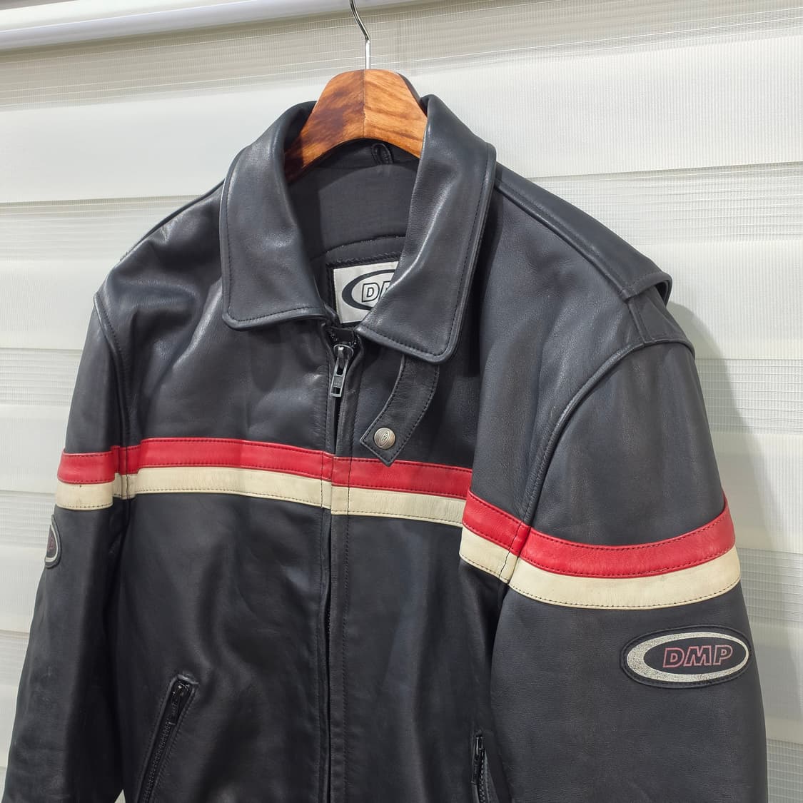 빈티지 DMP 레이싱 바이커 가죽자켓- L정도 상품이미지2