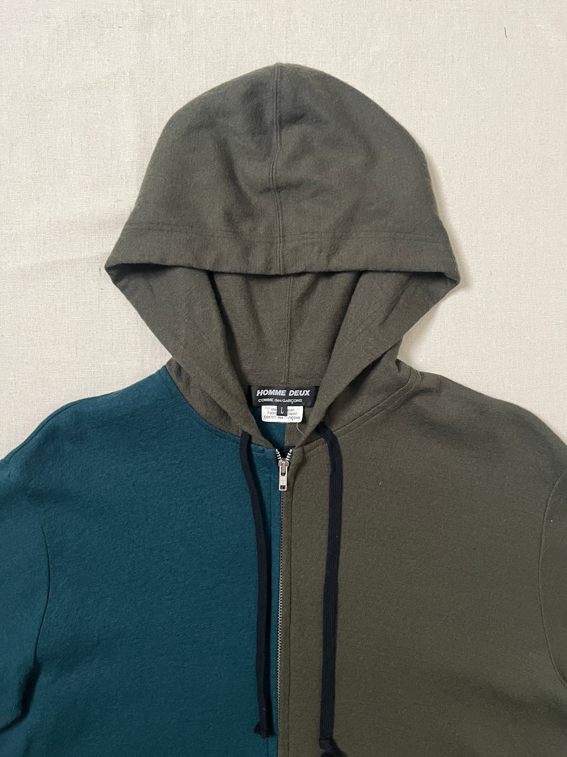 꼼데가르송 옴므 듀스 울 후드집업 comme des garcons 상품이미지5