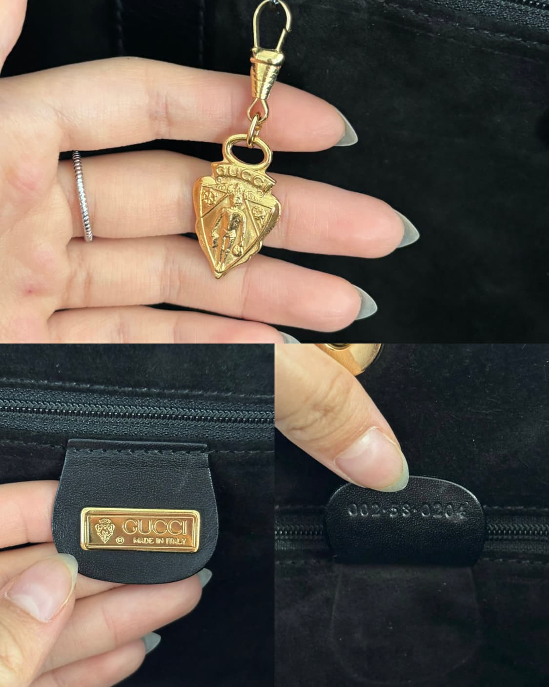 Gucci 구찌 블랙 레더 토트백 상품이미지10