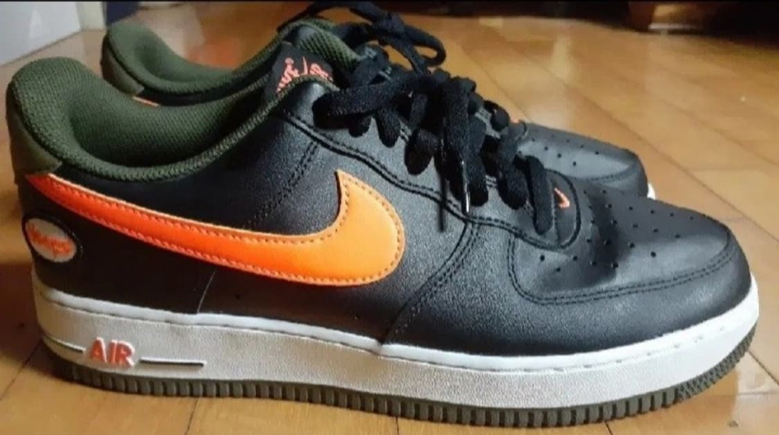 나이키 에어포스 1 '07 LV8 블랙 토탈 오렌지  상품이미지3