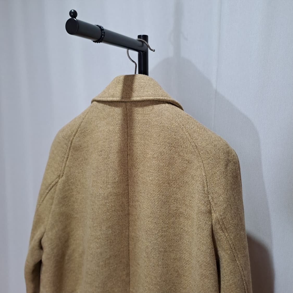 (새상품) LEMARD 르마드 머스타드 울 발마칸 롱 코트 L B78 상품이미지5