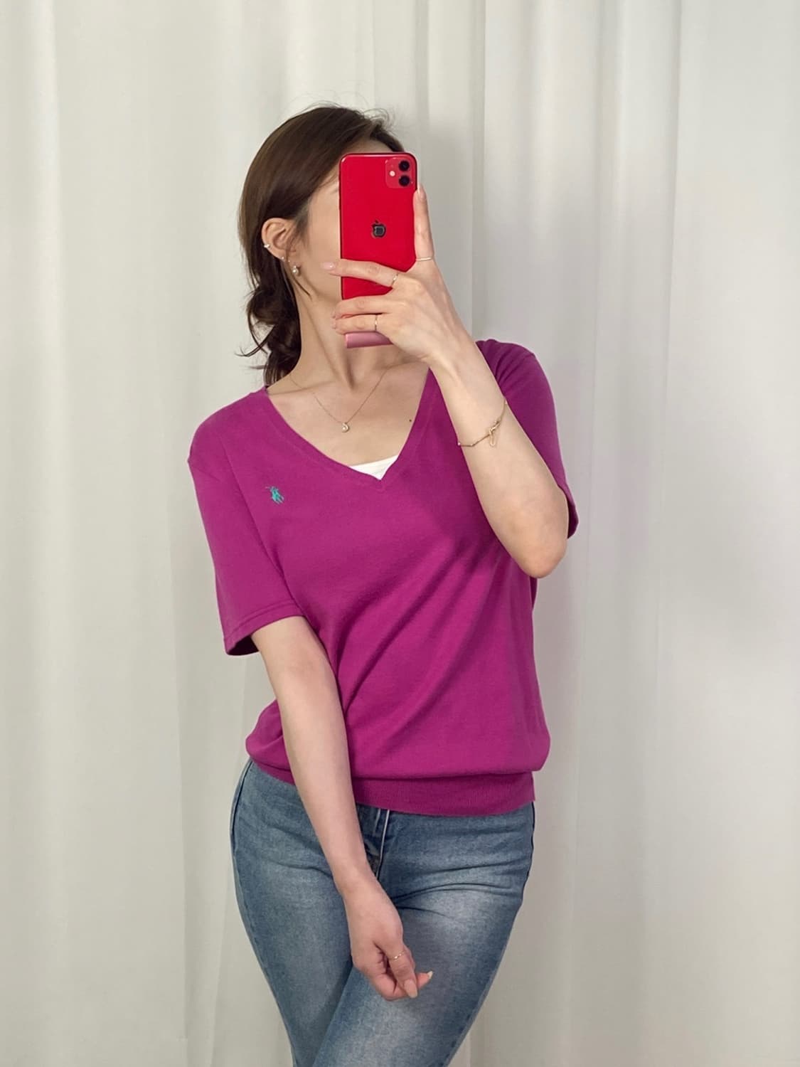 폴로 반팔 니트 상품이미지3