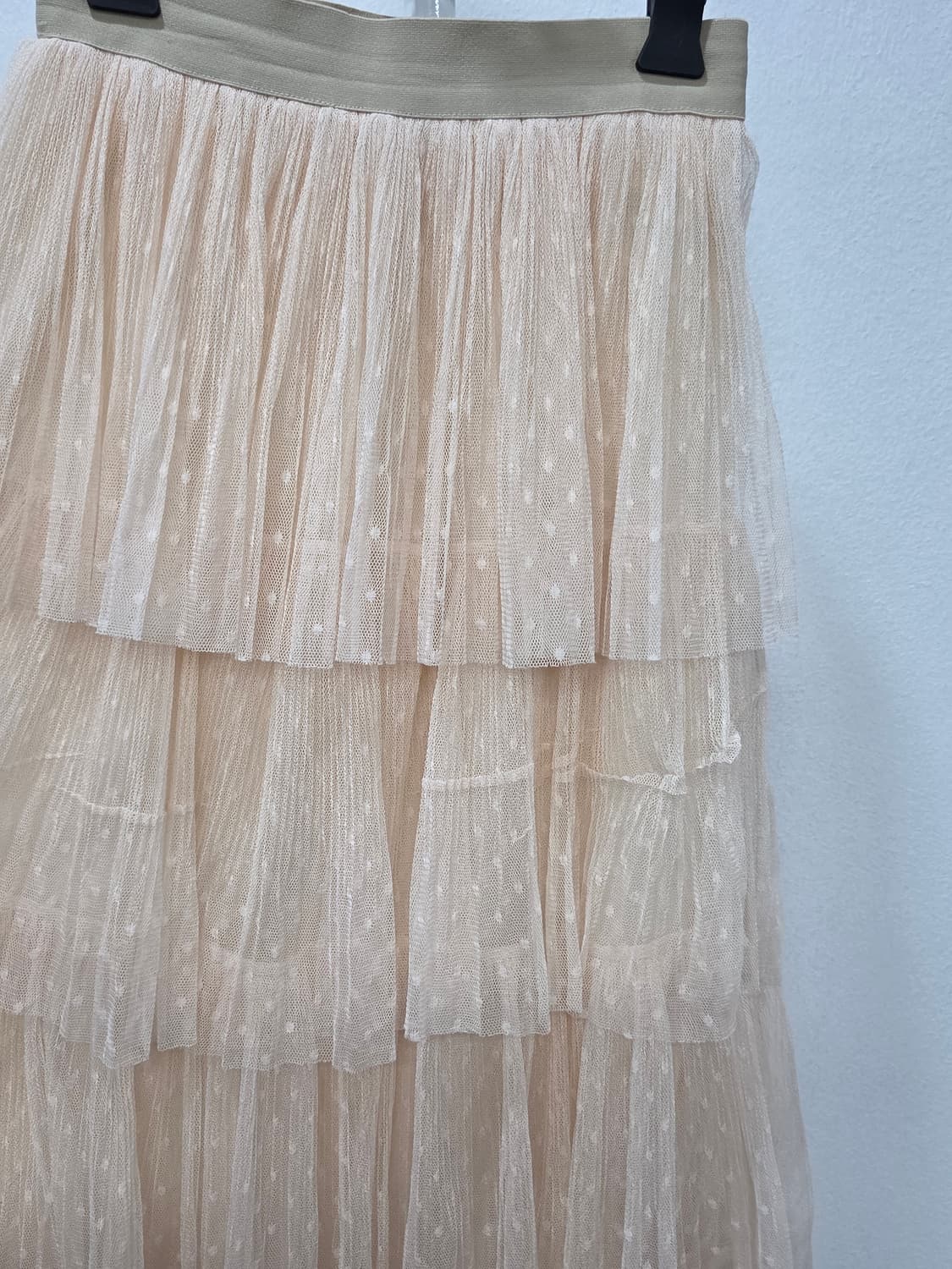 SATIN 샤틴 캉캉 쉬폰 롱스커트 상품이미지4