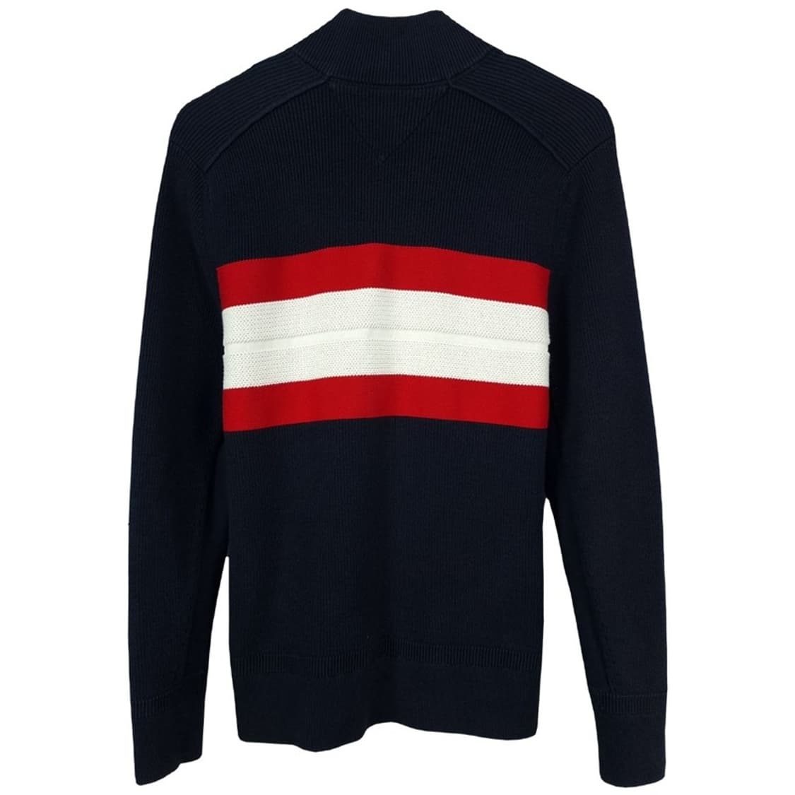 [타미힐피거] 스몰 로고 자수 니트 집업 가디건 M19499 상품이미지3