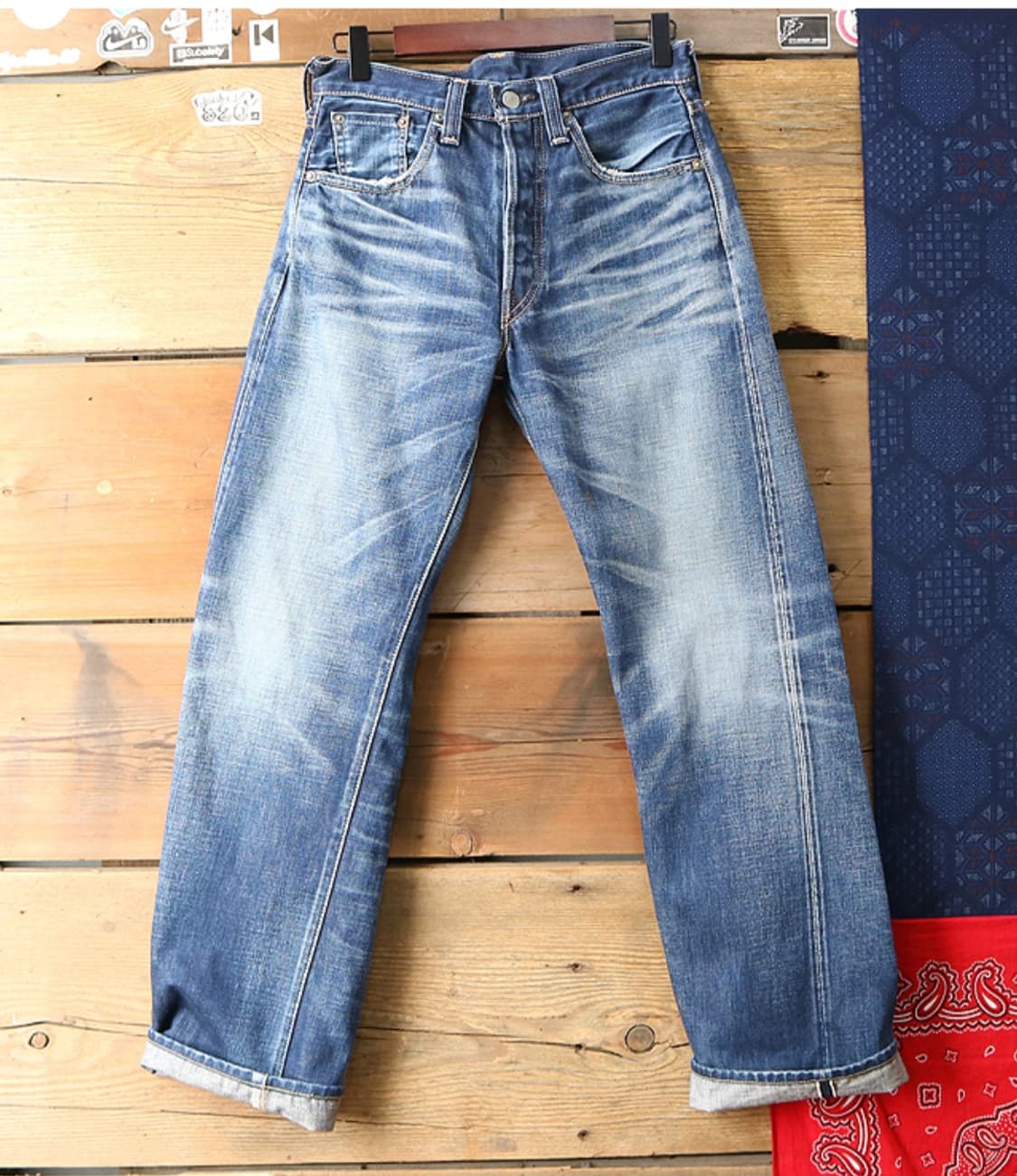 일본판 07s LVC LEVIS 리바이스 47501XX 빅E 셀비지 데님 상품이미지3