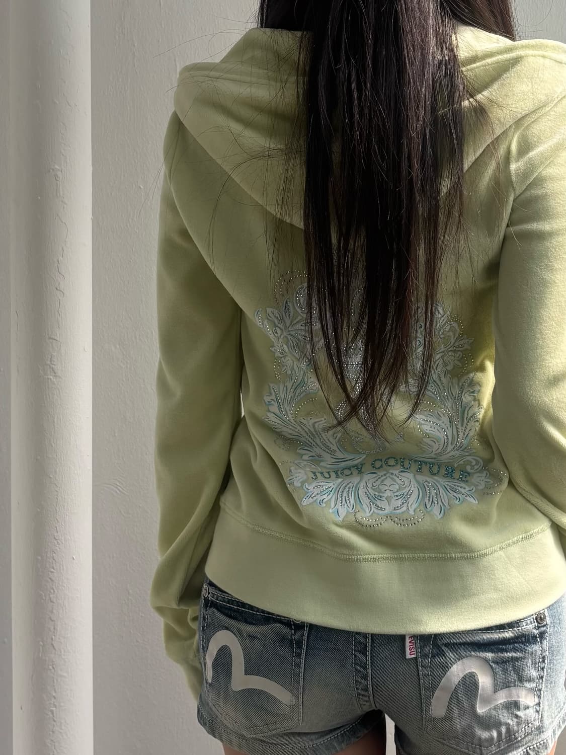 Juicy Couture Velvet Hood Zip-Up 상품이미지6