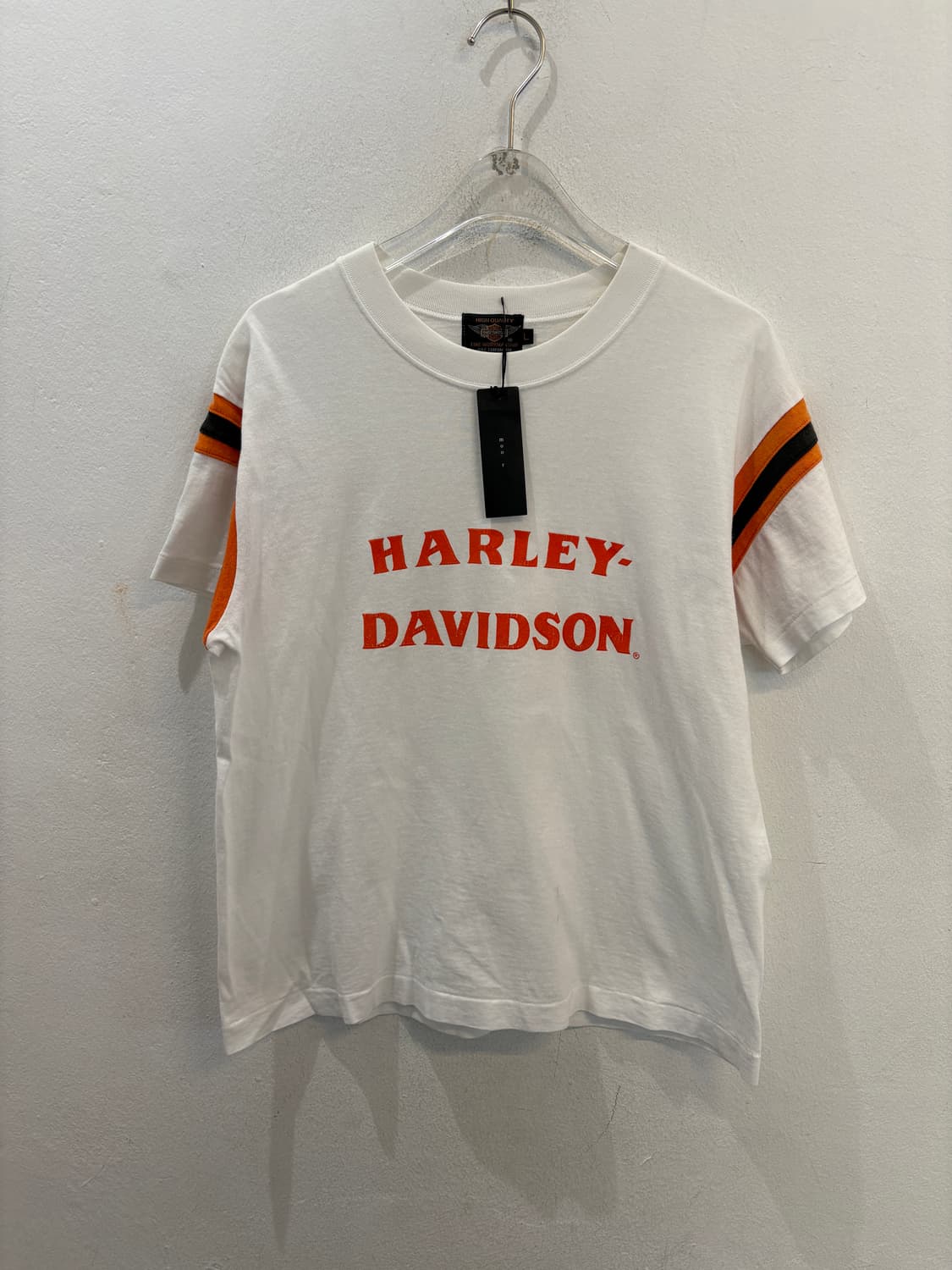 HARLEY-DAVIDSON Stripe Logo T-shirt 상품이미지1
