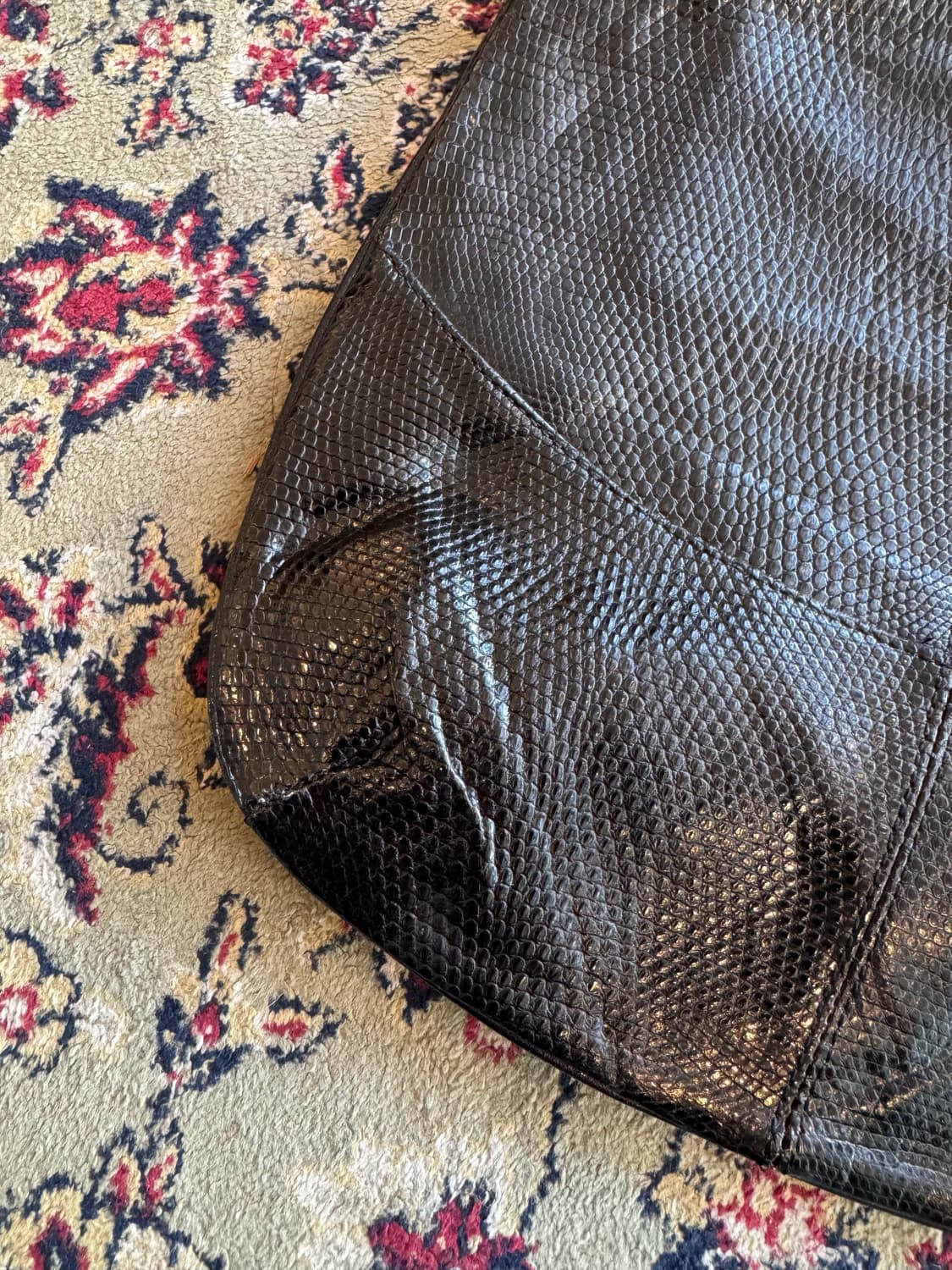 블랙 빈티지 토트백 상품이미지5