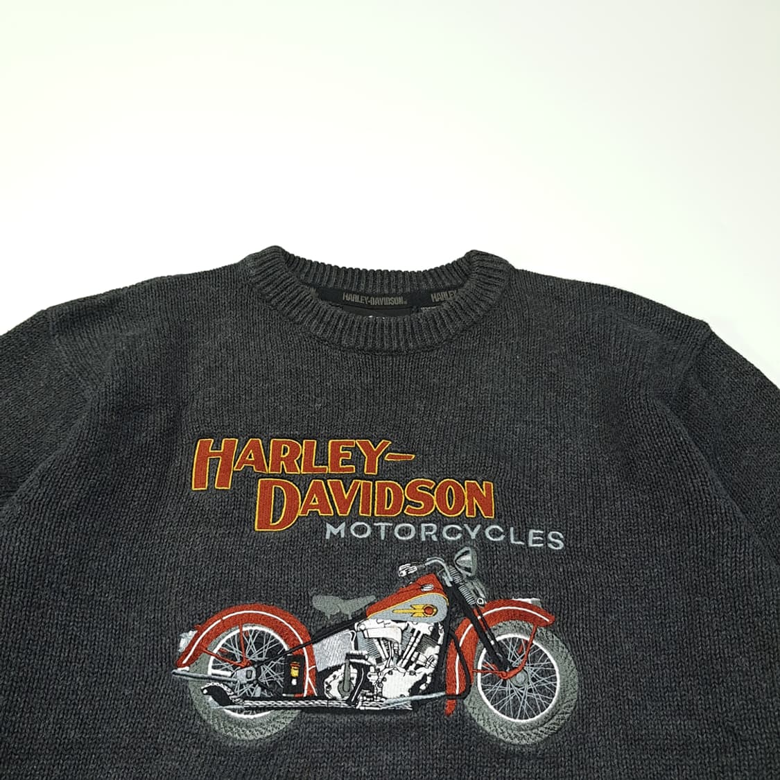 CL111 S 할리데이비슨 2004 모터사이클 빅 자수 차콜 라미 &  상품이미지2
