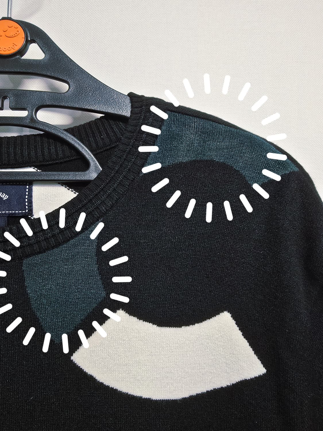 캘러웨이 블랙 패턴 니트 스웨터 상품이미지9