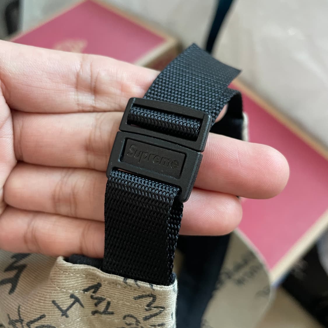 슈프림 곤즈 포엠 캠프캡 카키 상품이미지4