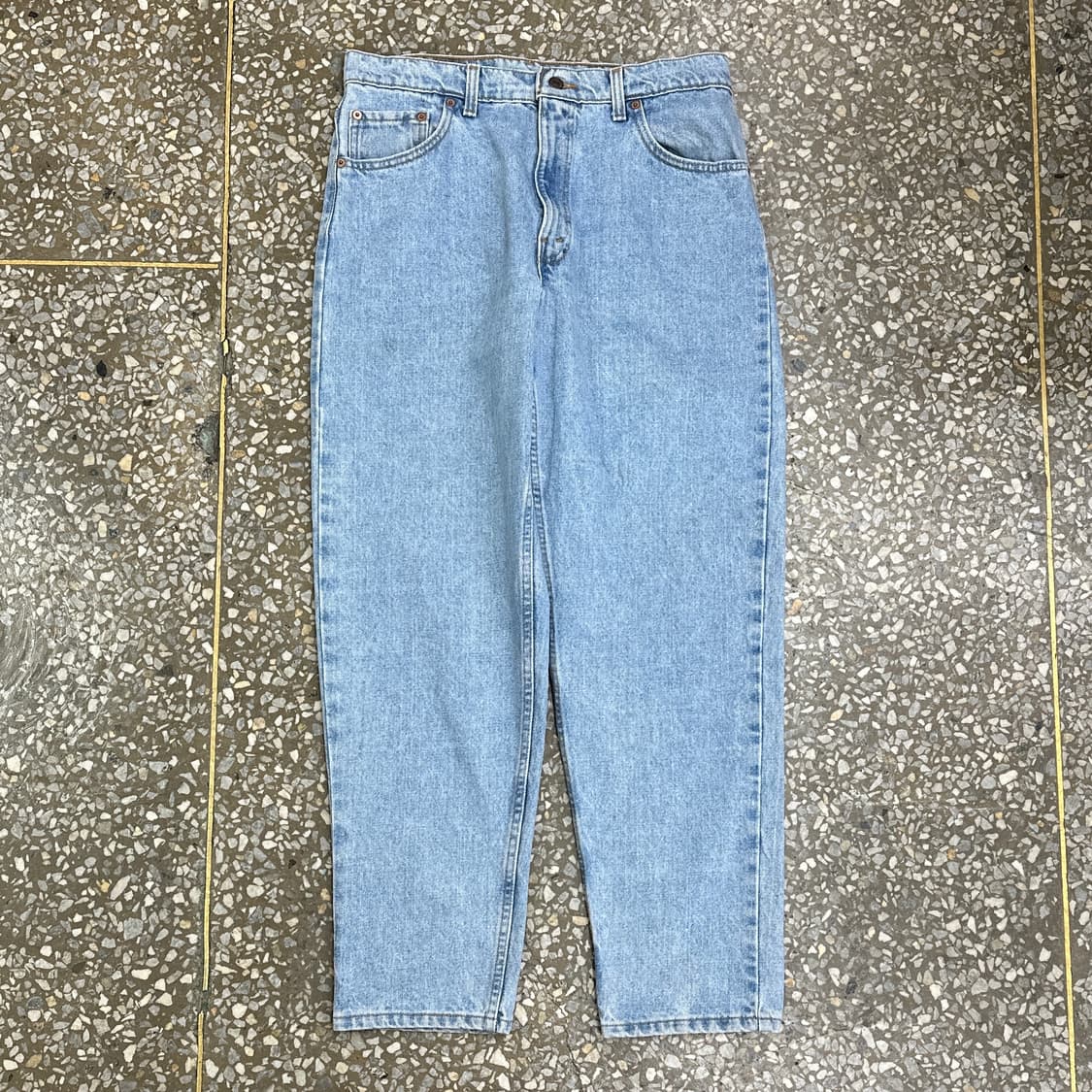 90s USA 리바이스 550 블루 진 데님 팬츠 34 상품이미지1