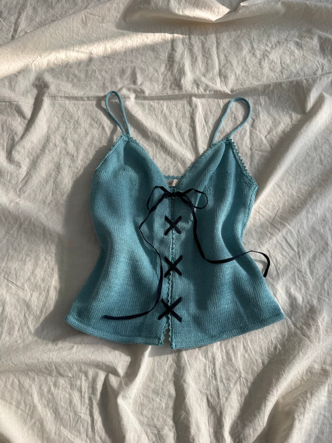 키치 하이틴 레이스업 슬리브리스 상품이미지1