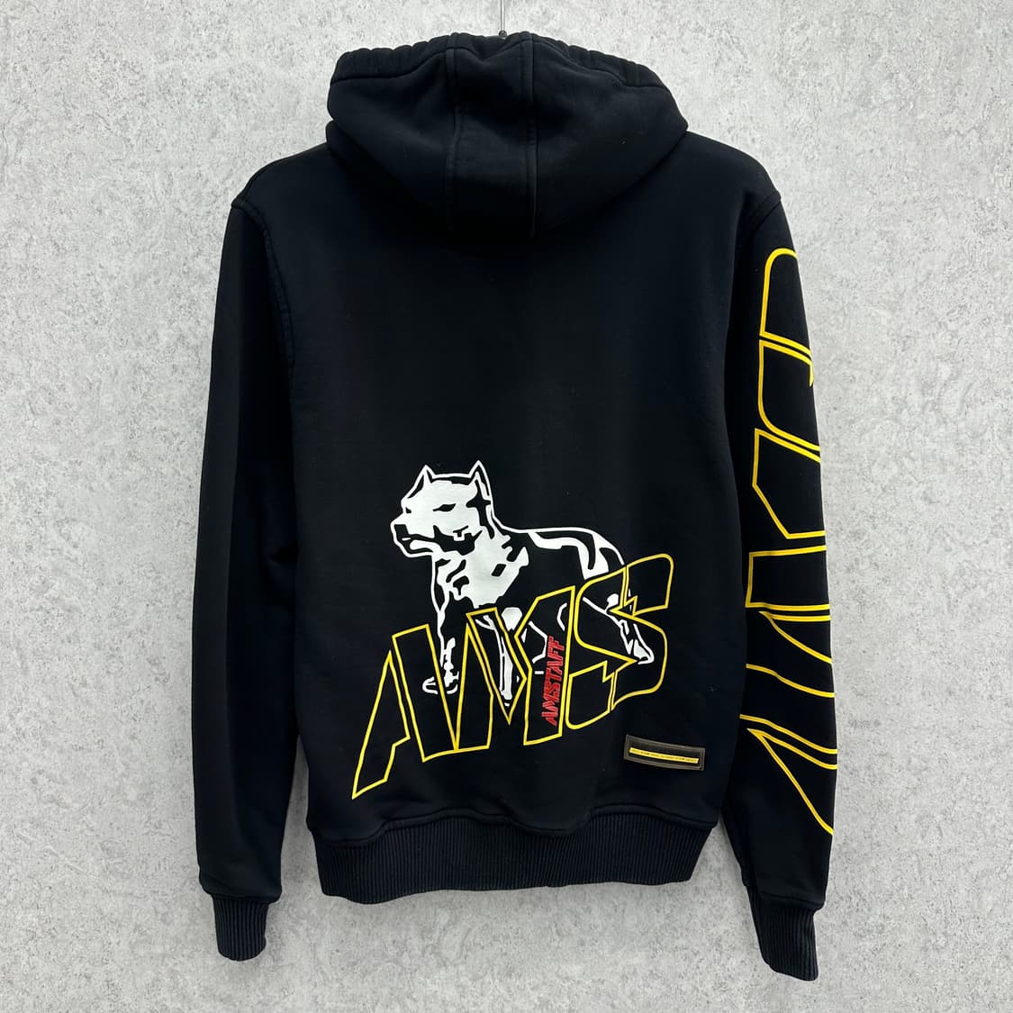 100 AMSTAFF 남자 프린팅 후드티 상품이미지2