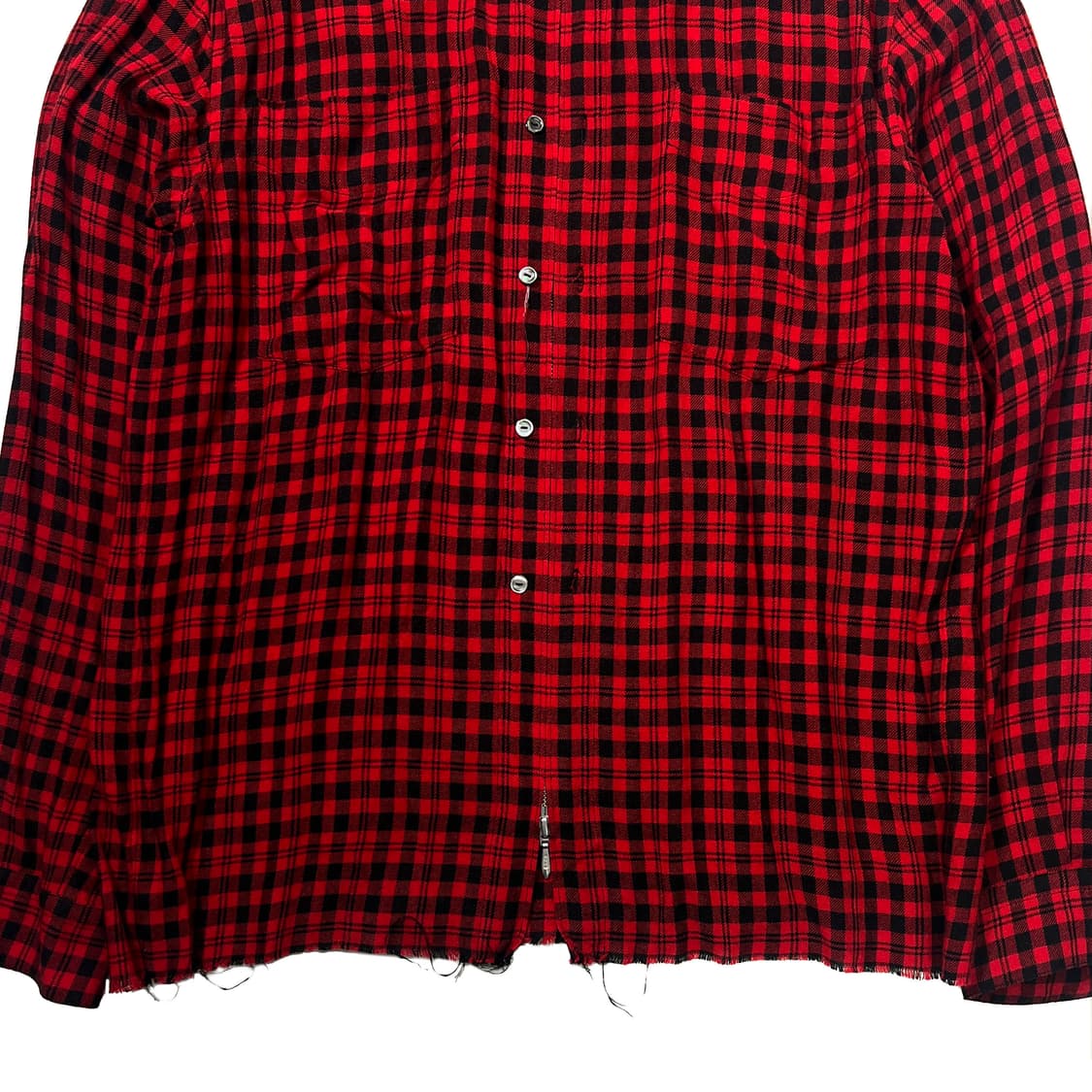 MASU 마수 23ss 집업 플레이드 셔츠 (48) 상품이미지4