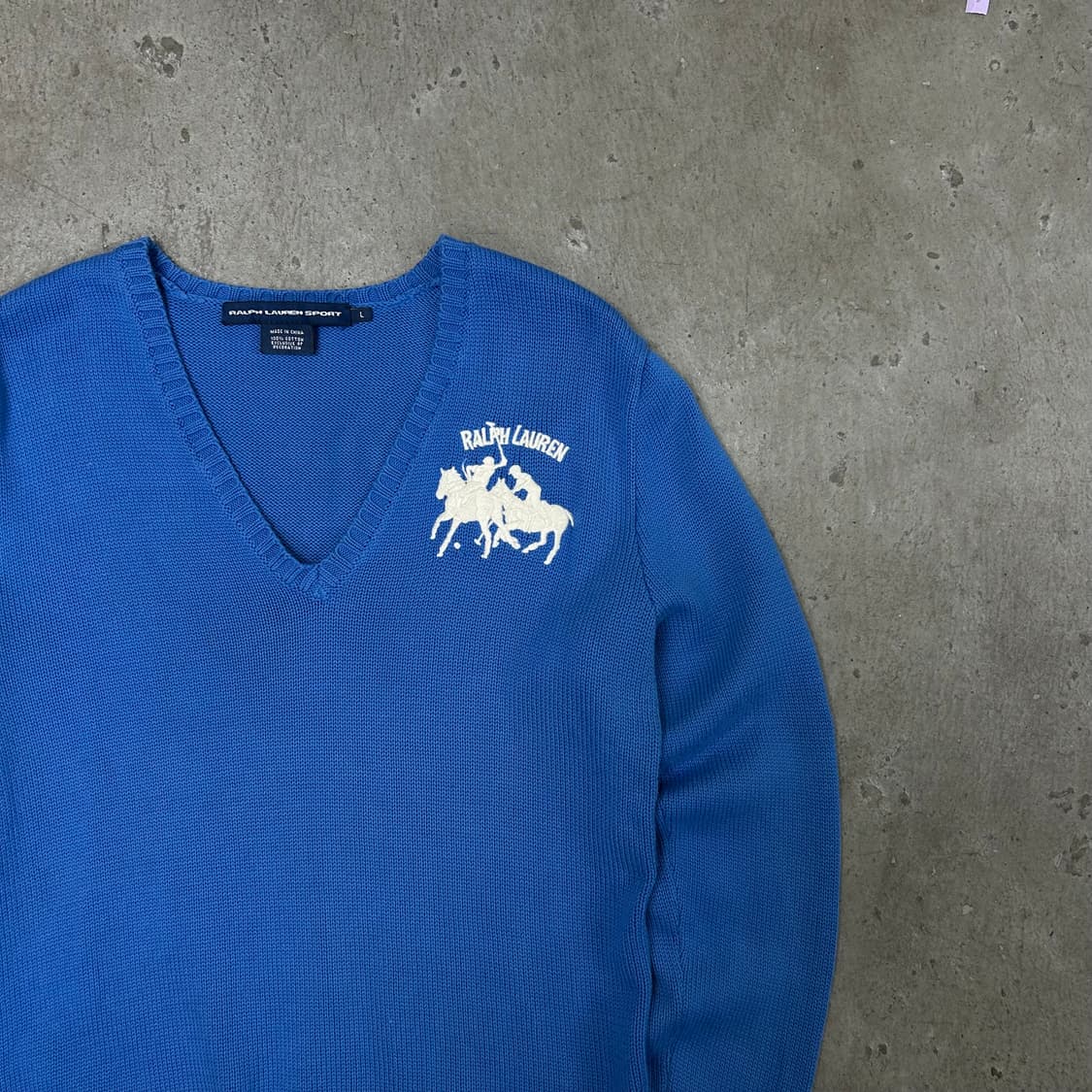 폴로 브이넥 니트[1438] 상품이미지3