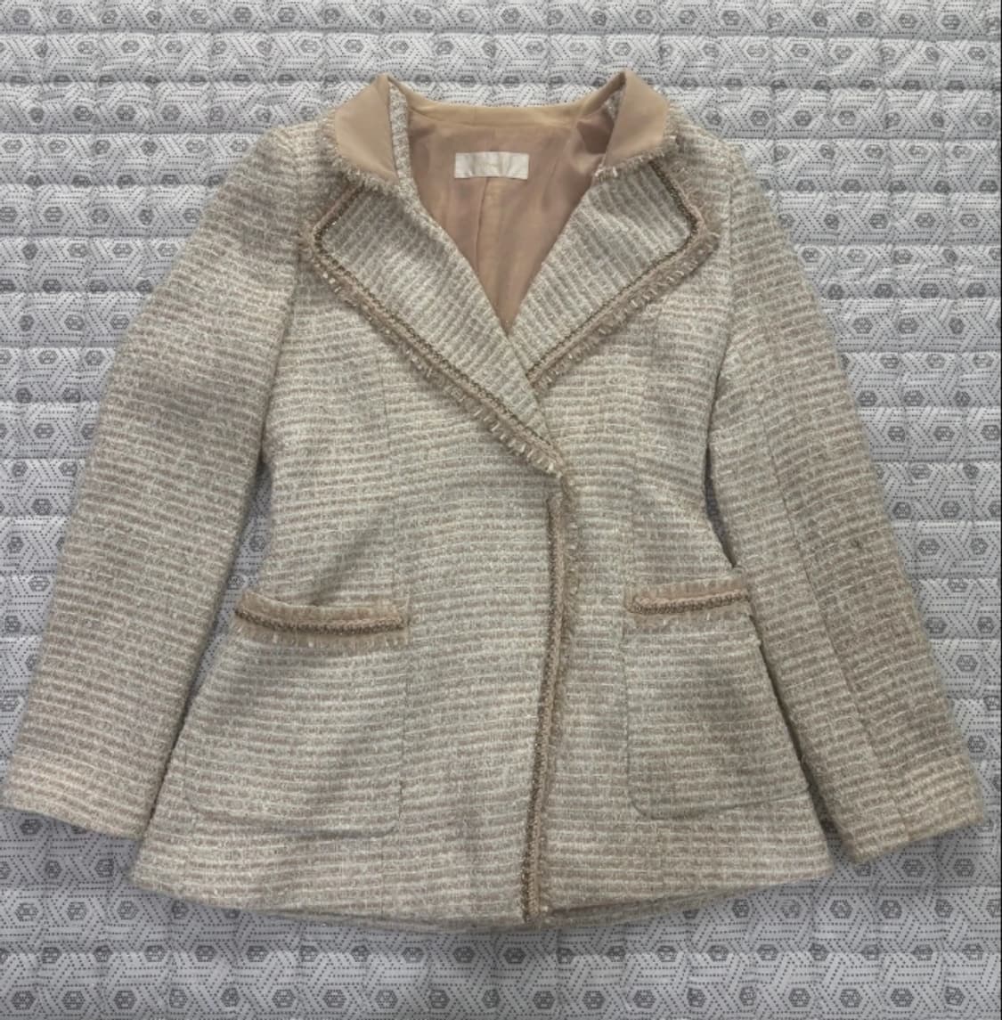 아니베에프 Antivee f. 트위드 자켓 ~55 상품이미지3